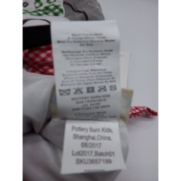 Pottery Barn Kids Elizabeth Snowman Snowflakes Christmas Holiday Stocking Grey - Picture 8 of 8